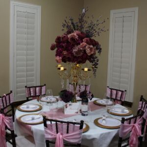 Elegant Reception with Classic Pink &amp; Gold